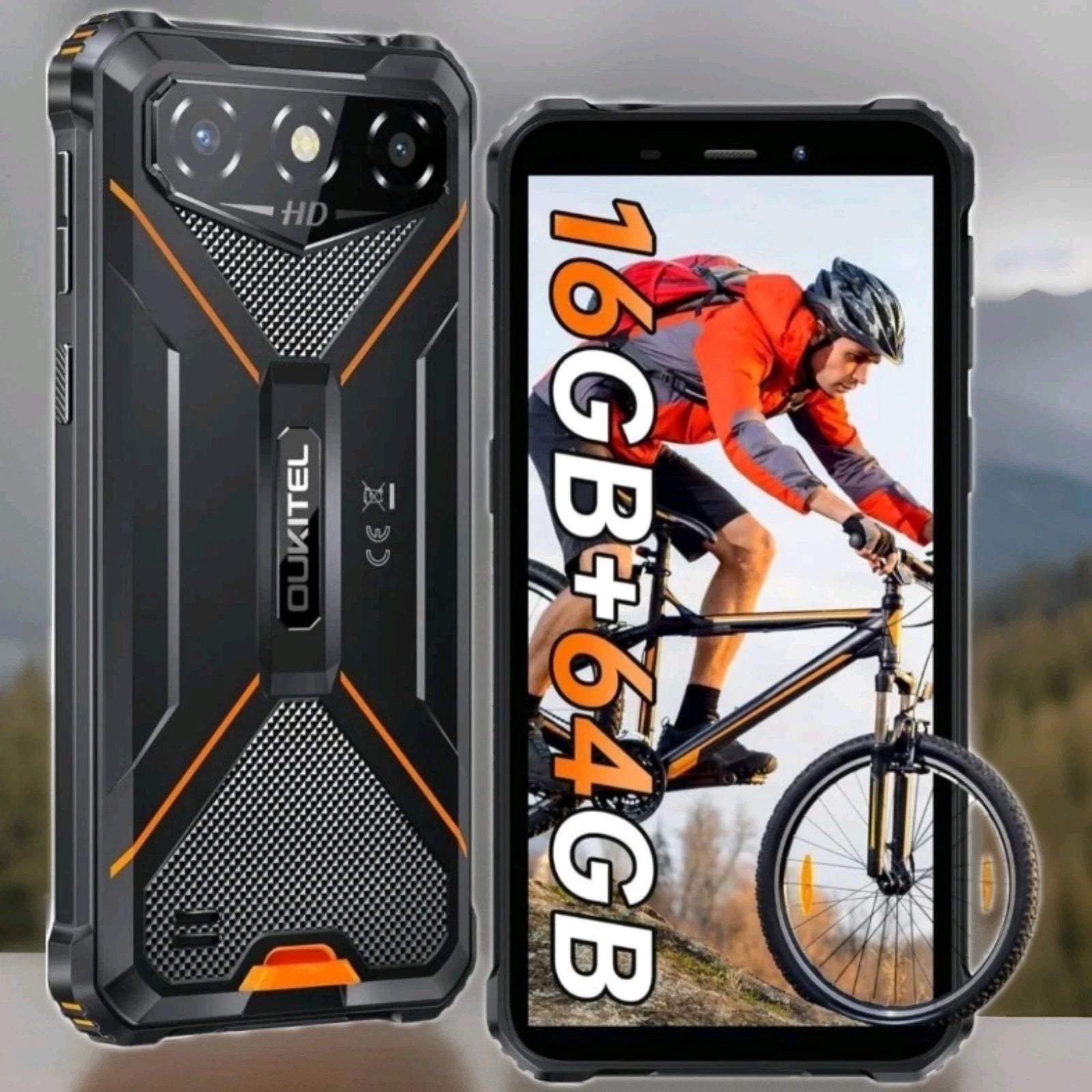OUKITEL G3 Outdoor Smartphone – 16GB RAM, 64GB Speicher, Android 14, Dual SIM