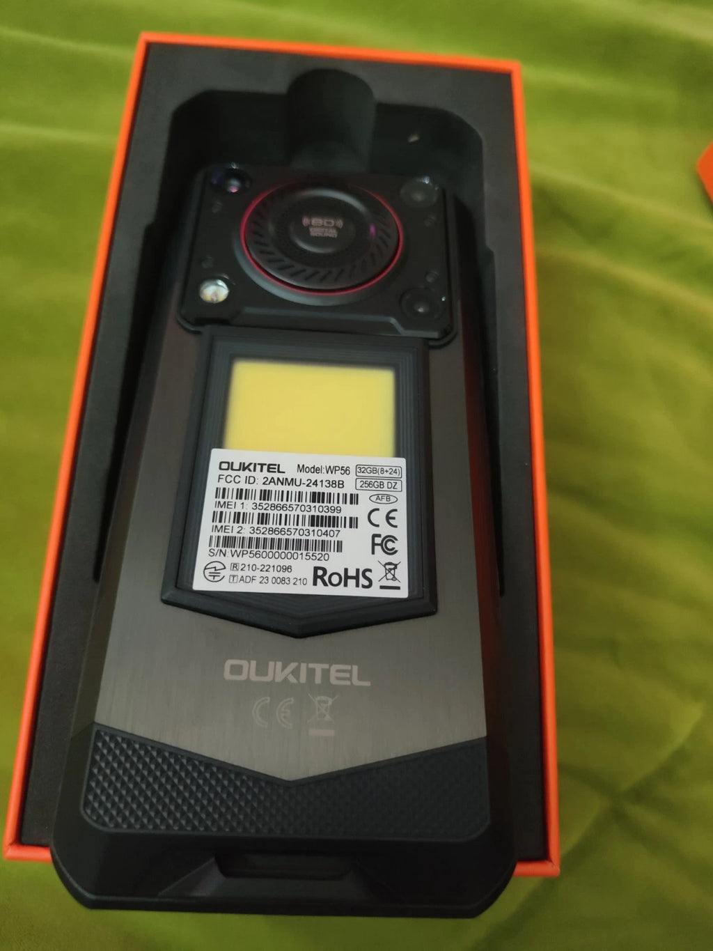 OUKITEL WP56 5G Outdoor Smartphone – 36GB RAM, 512GB Speicher, 16000mAh, 108MP