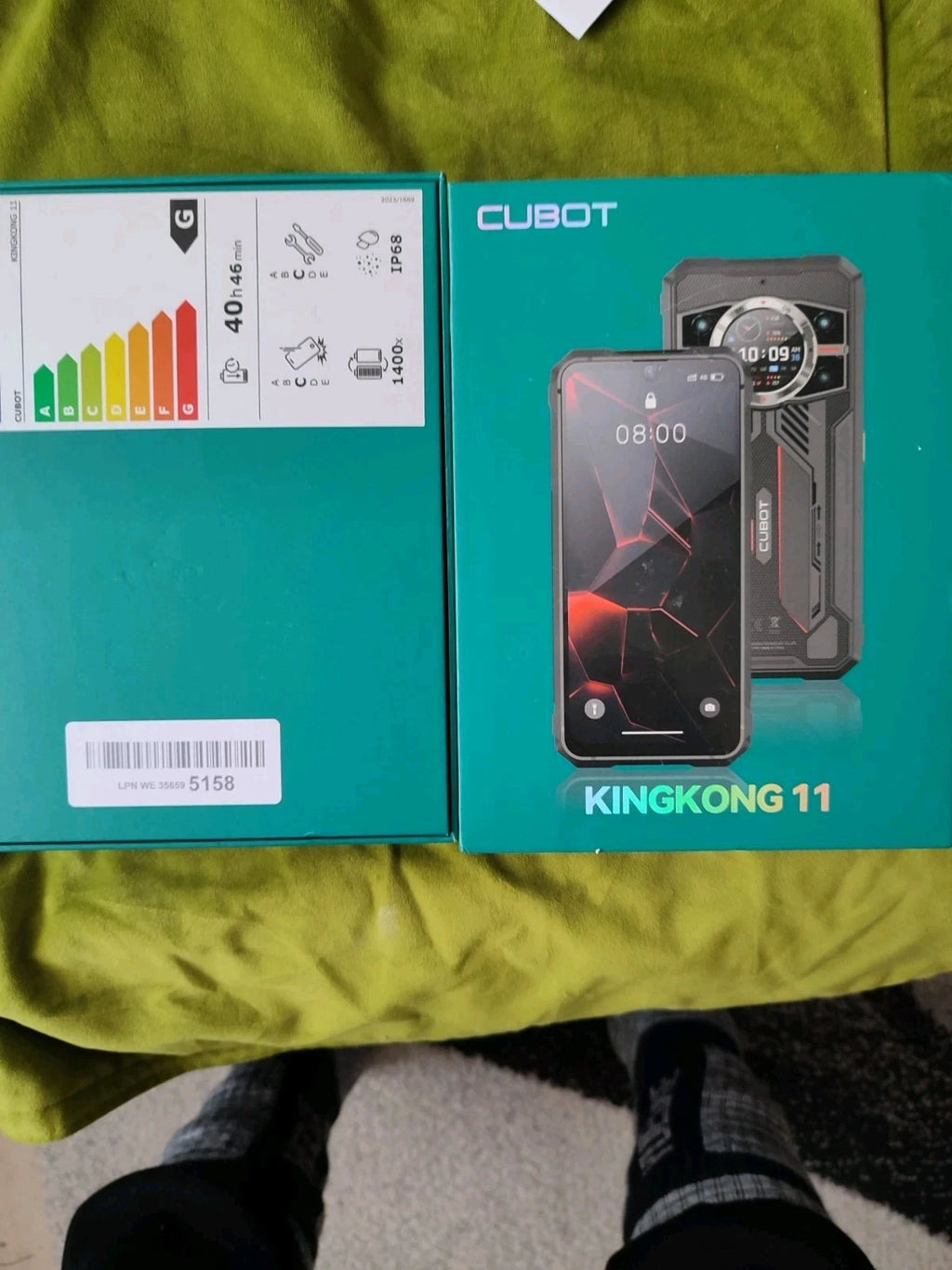 CUBOT KingKong 11 5G Smartphone – 32GB RAM, 256GB Speicher, 108MP, 120Hz Display