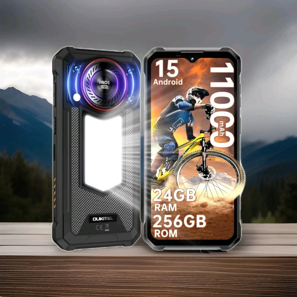 OUKITEL WP53 Pro 5G Outdoor Smartphone – 24GB RAM, 256GB Speicher, 50MP, Android 15