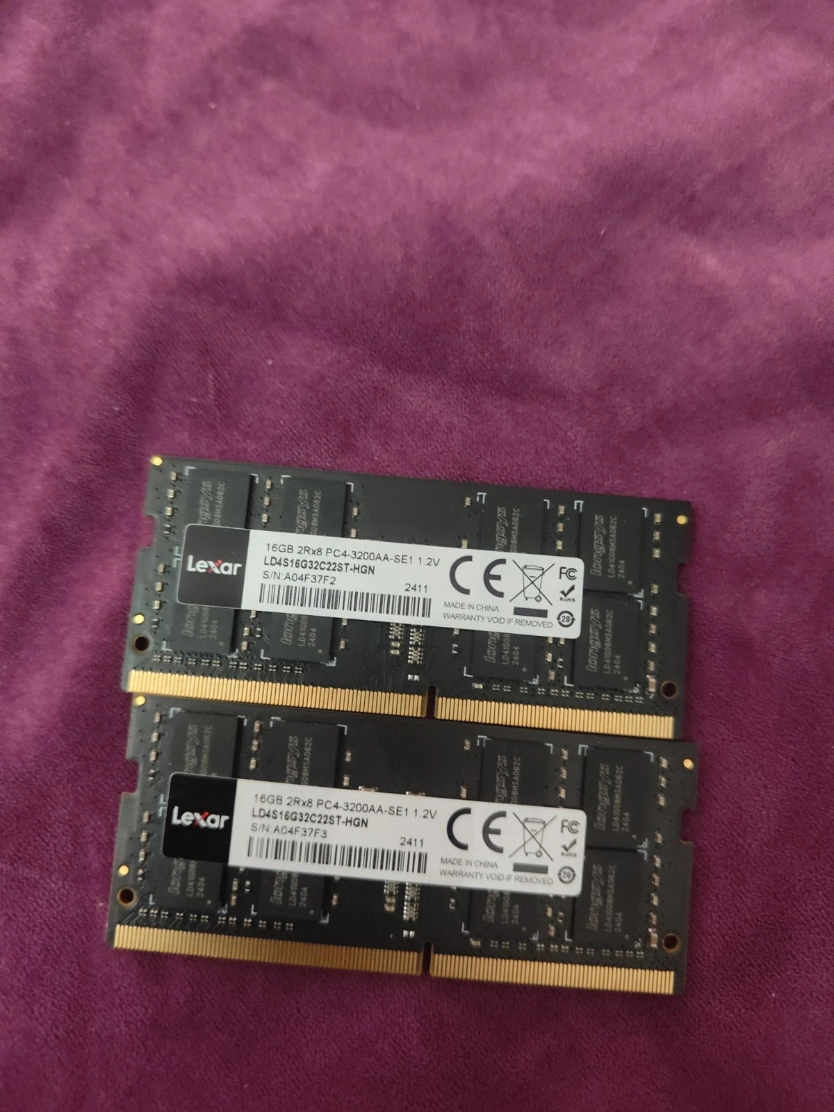 Lexar 32GB DDR4 RAM Kit – 3200MHz SO-DIMM (2x16GB)