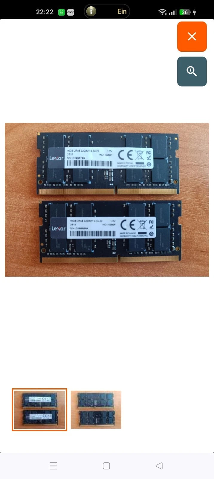 Lexar 32GB DDR4 RAM Kit – 3200MHz SO-DIMM (2x16GB)