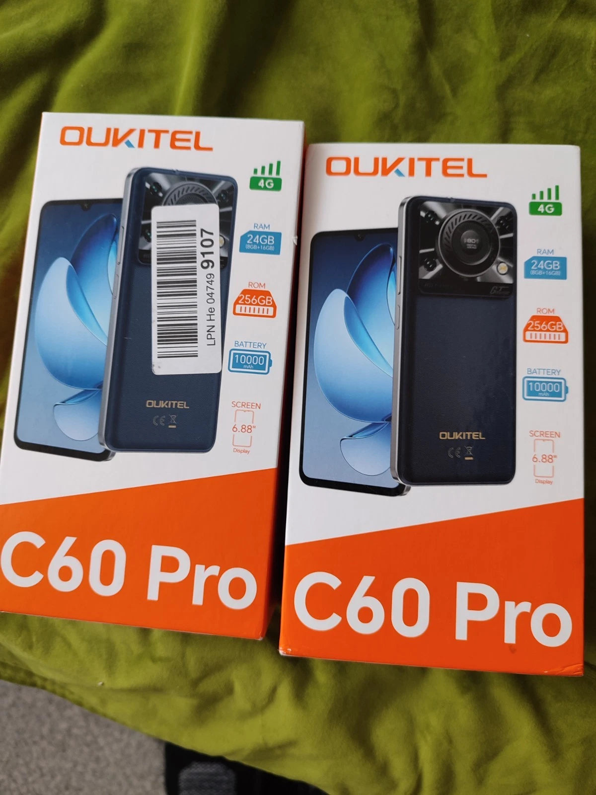 OUKITEL C60 Pro Smartphone – 16GB RAM, 256GB Speicher, 10000mAh, Android