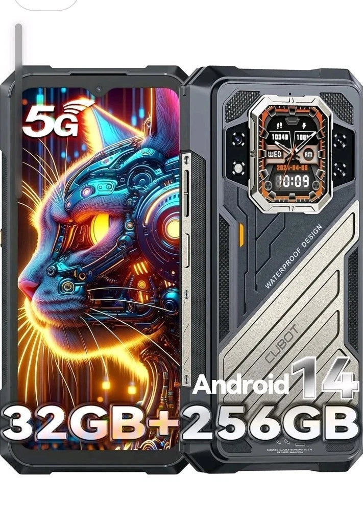 CUBOT KingKong X 5G Smartphone – 16GB RAM, 256GB Speicher, 6,7" Display