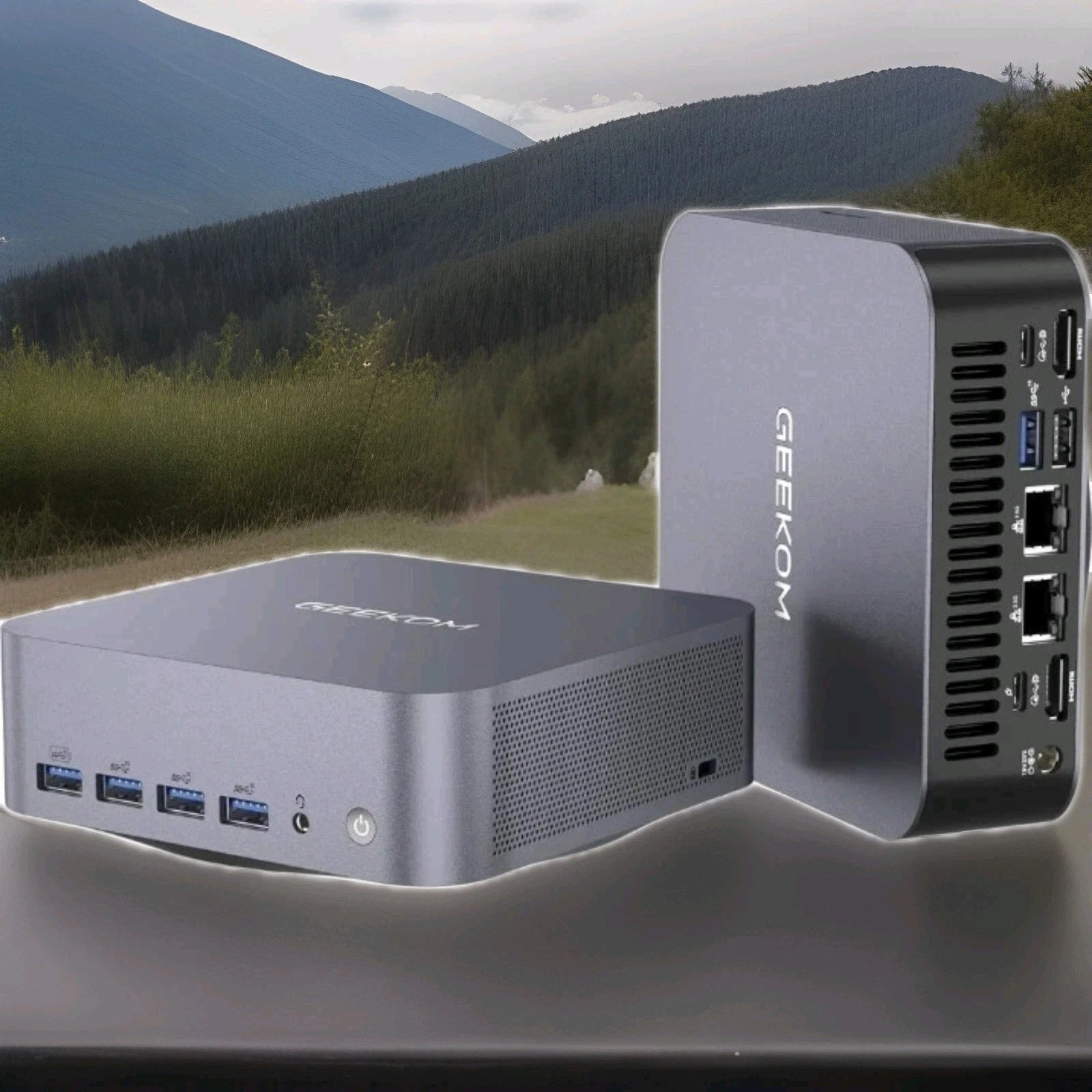 GEEKOM GT2 Mega Mini AI PC – Intel Core Ultra 9 285H, 32GB RAM, 1TB SSD, Windows 11 Pro