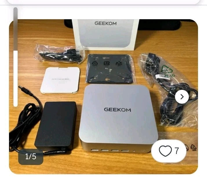 GEEKOM A7 Max Mini PC – Ryzen 9 7940HS, 16GB RAM, 1TB SSD, Windows 11 Pro