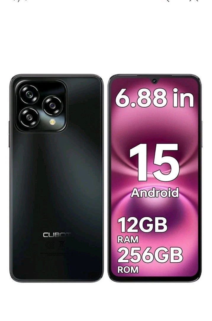 CUBOT A40 Smartphone – 12GB RAM, 256GB Speicher, 120Hz Display, Android 15