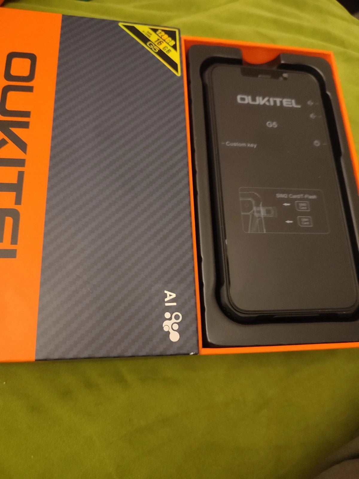 OUKITEL G5 Outdoor Smartphone – 16GB RAM, 128GB Speicher, IP68, Android 14